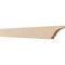 Ekena Millwork 2in. W x 4in. H x 32in. L Moab Woodgrain TimberThane Rafter Tail, Primed Tan RFTUR02X04X32MOARCPR - alternate 1